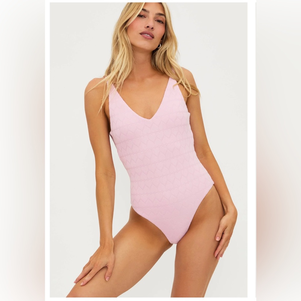 Beach Riot Reese One Piece Pink Sands Terry- Size Small
